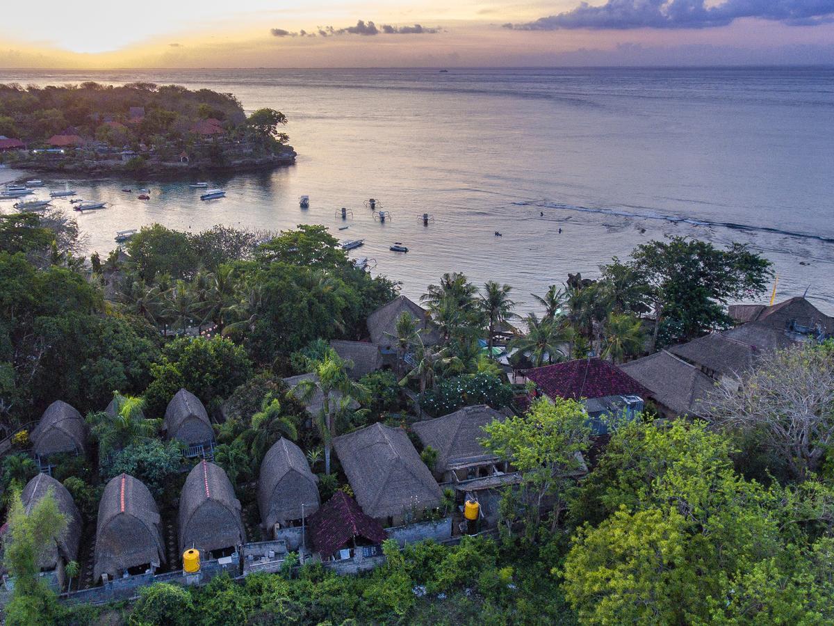 Mushroom Beach Bungalows Lembongan Exterior foto